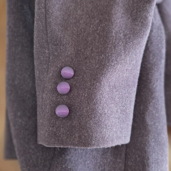 Vintage Pendleton Cropped Wool Jacket Made in USA Womens 12 Purple - Picture 9 of 9